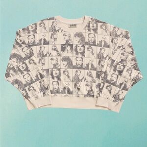 TAYLOR SWIFT | THE ERAS TOUR CROPPED BEIGE PULLOVER